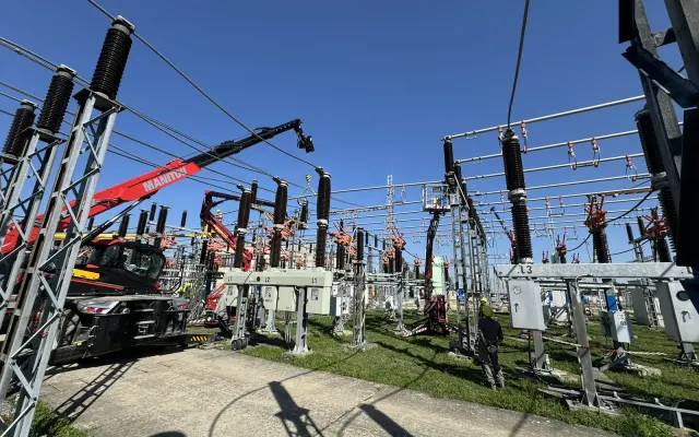 Zabezpečenie pracoviska a koordinácia práce v rozvodni 110 kV