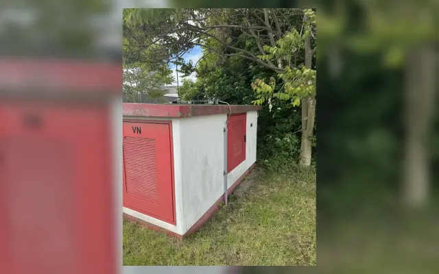 Trafostanica pripravená na servisnú kontrolu po odstavení