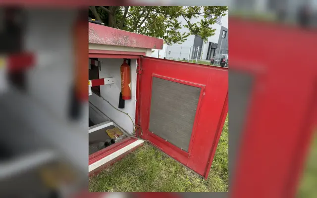 Otvorená časť trafostanice počas údržby bez napätia